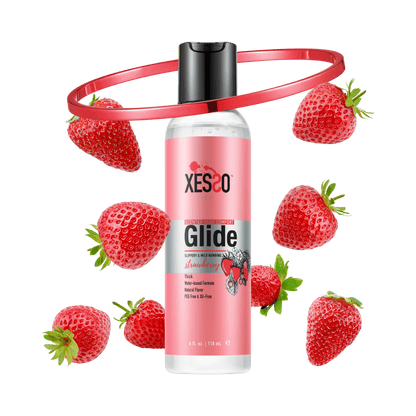 XESSO Lube & More Waterbased Lube 4 fl. oz. XESSO Scented Rear Comfort Glide 4% Lidocaine, Fresh Strawberry